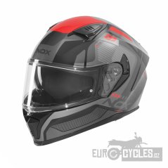 přilba N402 MENTOR, NOX (černá, červená) 2026