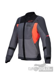 bunda STELLA ST-2 AIR, ALPINESTARS, dámská (šedá/tmavě šedá/korálová fluo) 2026