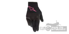 rukavice STELLA S MAX DRYSTAR, ALPINESTARS (černá/růžová) 2026