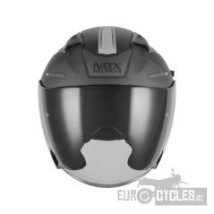 přilba N130 EKTO, NOX (černá matná, stříbrná) 2026