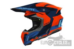 přilba TWIST 3 Fancy, AIROH (oranžová fluo-modrá lesklá) 2026