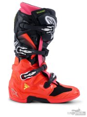 boty TECH 7, ALPINESTARS (černá/červená fluo/růžová fluo) 2026