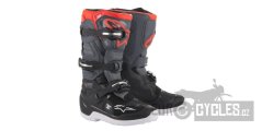 boty TECH 7 S, ALPINESTARS, dětské (černá/šedá/oranžová fluo) 2026