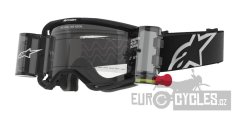 brýle VISION 8 CORP ROLL-OFF WIDE VISION, ALPINESTARS (černá, čiré plexi a roll-off systém) 2026