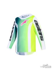 dres FLUID PORTL YOUTH, ALPINESTARS, dětské (zelená/bílá/černá) 2026