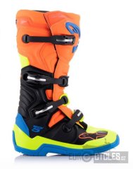 boty TECH 5, ALPINESTARS (oranžová fluo/žlutá fluo/modrá/černá) 2026