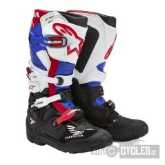 boty TECH 7 ENDURO DRYSTAR HONDA kolekce, ALPINESTARS (černá/bílá/modrá/červená) 2026