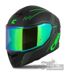 přilba Integral GT 2.1 Flash, CASSIDA (černá matná/zelená fluo/tmavě šedá) plexi s přípravou pro Pinlock 2026