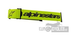 náhradní textilní popruh pro brýle SUPERTECH a VISION 8, ALPINESTARS (žlutá fluo/černá)