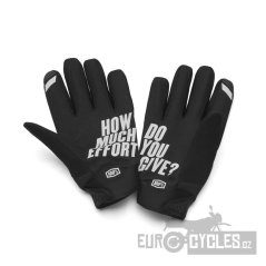 rukavice BRISKER, 100% - USA (černá)