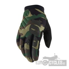 rukavice BRISKER, 100% - USA (camo/černá)
