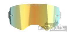 plexi pro brýle SUPERTECH, ALPINESTARS (zrcadlové zlaté ABSOLUTE VISION™)