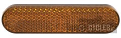 odrazka obdélníková, Q-TECH (oranžová, 95 x 23 mm)