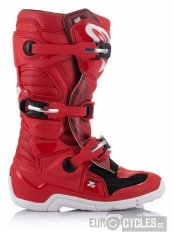 boty TECH 7 S, ALPINESTARS, dětské (červená) 2026