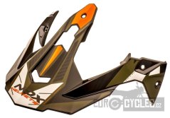 kšilt pro přilby N312 TRACK, NOX (khaki,oranžová)