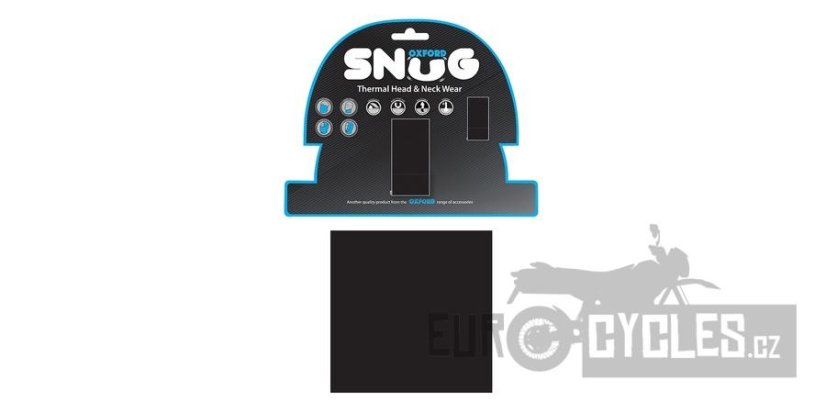 nákrčník Snug Black, OXFORD (černý)