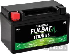 baterie 12V, YTX7A-BS GEL, 12V, 6Ah, 90A, bezúdržbová GEL technologie 150x87x93 FULBAT (aktivovaná ve výrobě)