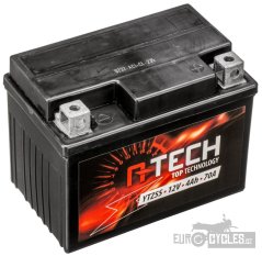 baterie 12V, YTX4L/YTZ5S, 4Ah, 70A, bezúdržbová GEL technologie, 113x70x85, A-TECH (aktivovaná ve výrobě)