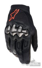 rukavice MEGAWATT 2, ALPINESTARS (černá/červená fluo) 2026