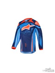 dres RACER NOMUR KIDS, ALPINESTARS, dětské (tmavě modrá/oranžová/černá) 2026