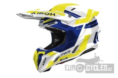 přilba TWIST 3 Dynasty, AIROH (modro-žlutá fluo lesklá) 2026