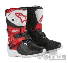 boty TECH 3S KIDS, ALPINESTARS, dětské (bílá/černá/červená) 2026