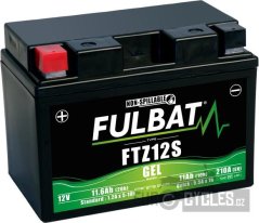 baterie 12V, YTZ12S GEL, 12V, 11Ah, 210A, bezúdržbová GEL technologie 150x88x110 FULBAT (aktivovaná ve výrobě)