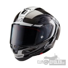 přilba SUPERTECH R10 ELEMENT, ALPINESTARS (karbon/stříbrná/černá) 2026