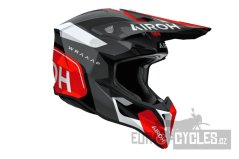 přilba WRAAAP Conquer, AIROH (červená lesklá) 2026