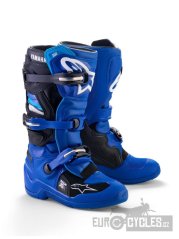 boty TECH 7 S YAMAHA kolekce, ALPINESTARS, dětské (modrá/bílá/černá) 2026