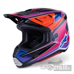 přilba SUPERTECH S-M7 FUSE, ALPINESTARS (modrá/fialová/růžová) 2026