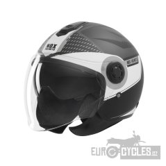 přilba N182 ROUND, NOX (černá matná, stříbrná) 2026