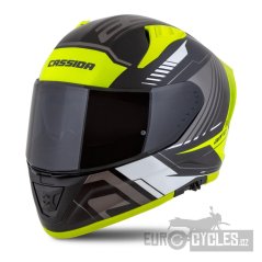 přilba Aero Drome, CASSIDA (černá/žlutá fluo/bílá/šedá) 2026