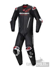 jednodílná kombinéza GP-R7, TECH-AIR ready/kompatibilní, ALPINESTARS (černá/bílá/červená fluo) 2026
