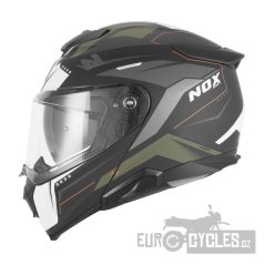 přilba N967 CONQUER, NOX (černá matná, khaki, oranžová) 2026