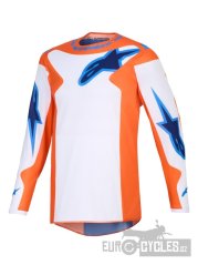 dres FLUID GRID, ALPINESTARS (oranžová/modrá) 2026