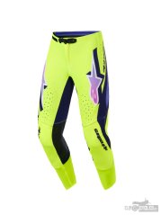 kalhoty SUPERTECH VISTA, ALPINESTARS (žlutá fluo/fialová/černá) 2026