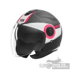přilba N182 ROUND, NOX (černá matná, růžová) 2026