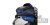 tankbag na motocykl M30R, OXFORD (černý/modrý, s magnetickou základnou, objem 30 l)