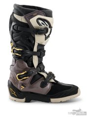 boty TECH 7 ENDURO DRYSTAR, ALPINESTARS (černá/tmavě šedá/zlatá) 2026