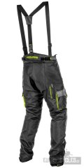 enduro kalhoty TRAILER, 4SQUARE - pánská (černá,žlutá fluo) 2025