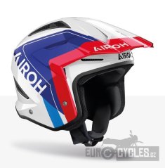 přilba TRR 2 Hunt, AIROH (modrá/červená lesklá) 2026