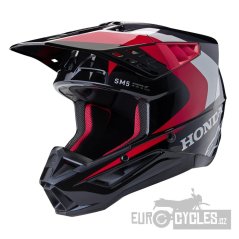 přilba S-M5 HONDA kolekce, ALPINESTARS (černá/červená/šedá) 2026