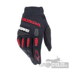 rukavice FULL BORE HONDA kolekce, ALPINESTARS (černá/červená) 2026