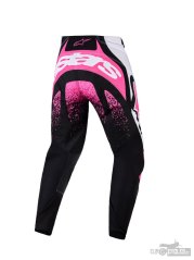 kalhoty STELLA TECHSTAR NOMUR, ALPINESTARS, dámské (černá/bílá/růžová) 2026