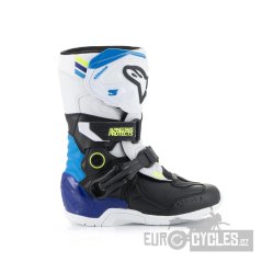 boty TECH 3S KIDS, ALPINESTARS, dětské (bílá/černá/modrá) 2026
