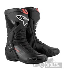 boty SMX-6 3, ALPINESTARS (černá/červená fluo) 2026