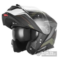 přilba N967 CONQUER, NOX (černá matná, khaki, oranžová) 2026