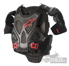 chránič těla A-6, ALPINESTARS (černá antracit/červená) 2026