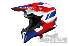 přilba WRAAAP Vision, AIROH (červeno-modrá lesklá) 2026